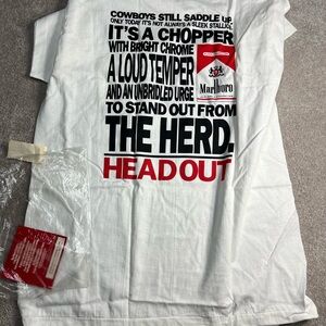 Vintage Marlboro Whiteโ Graphic T-Shirt New with tags